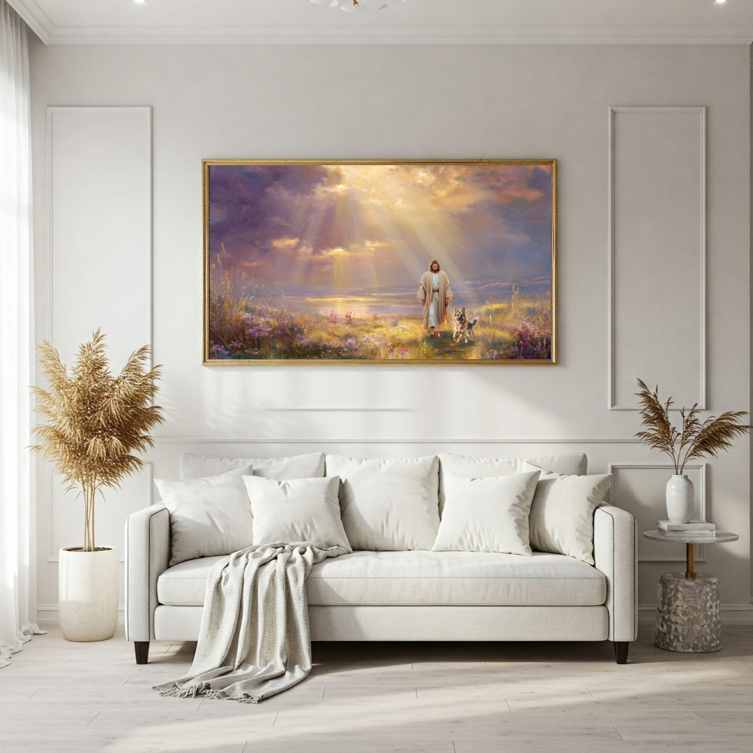 Forever by His Side: German Shepherd Print