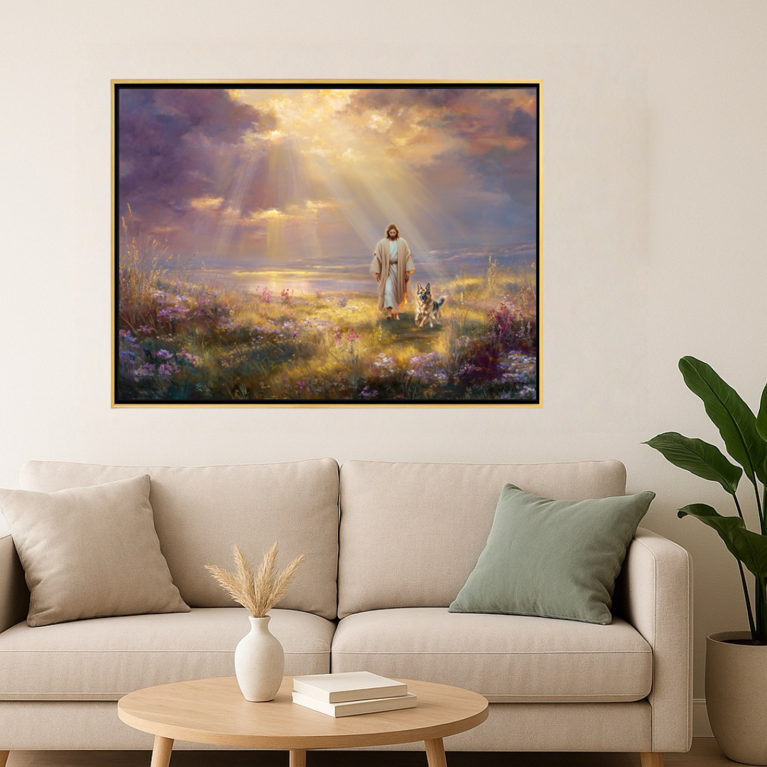 Forever by His Side: German Shepherd Print