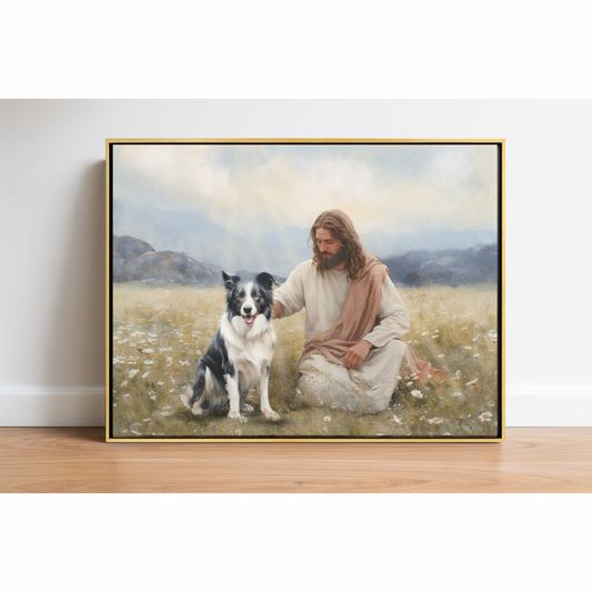 Field of Love Border Collie Print