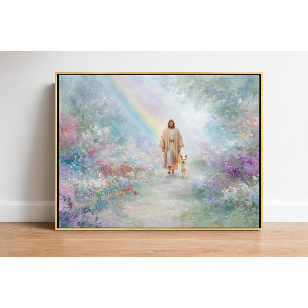 Beyond the Rainbow - In Loving Memory of “Gunner” Print