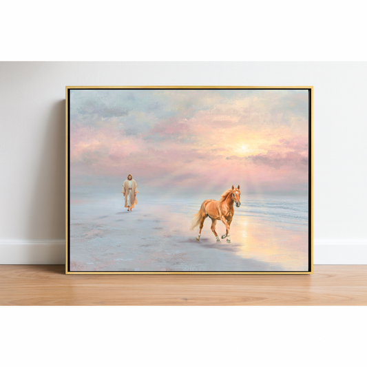 Grace and Glory Horse -American Quarterhorse Canvas